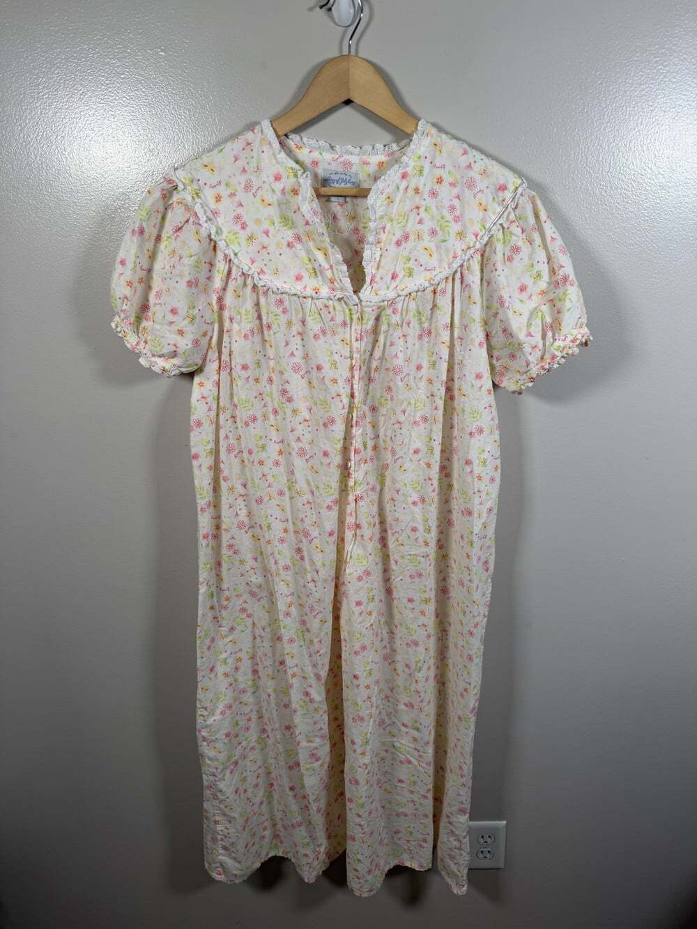 Lanz of Salzburg Nightgown Size Large Cottagcore Grandma Milkmaid Tyrolean